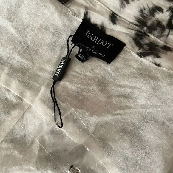 Abstract Cutout Midi Shirtdress - Picture 11 of 12